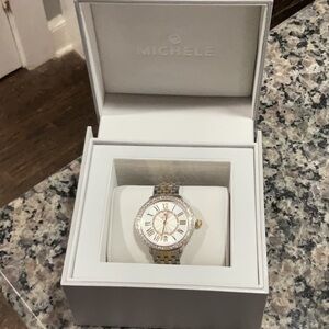 Michele Two-Tone Women's Watch